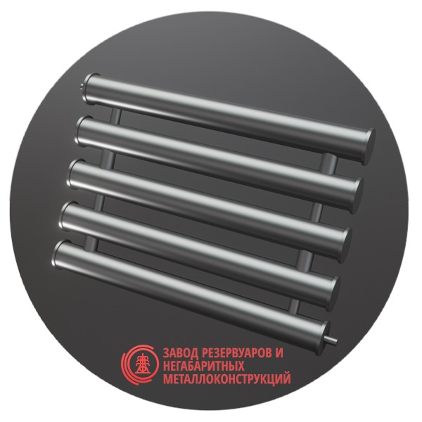 Регистры отопления пятирядные РСП-5x89x3.0-1000 мм