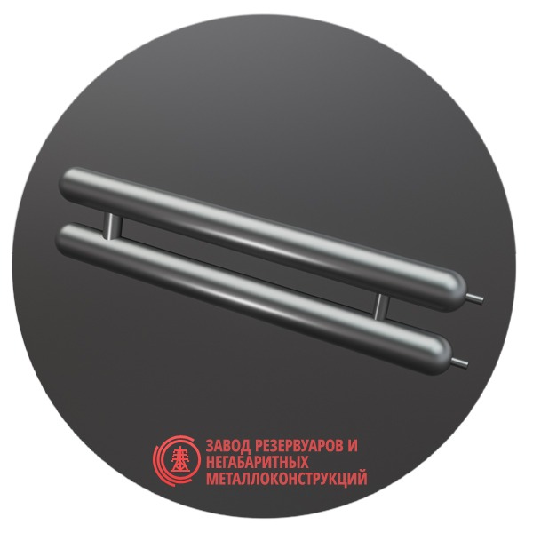Регистры отопления двухрядные РСЭ-2x133x4.0-5000 мм
