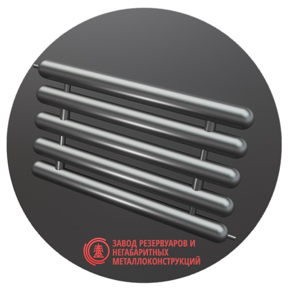 Регистры отопления пятирядные РСЭ-5x108x3.0-6000 мм